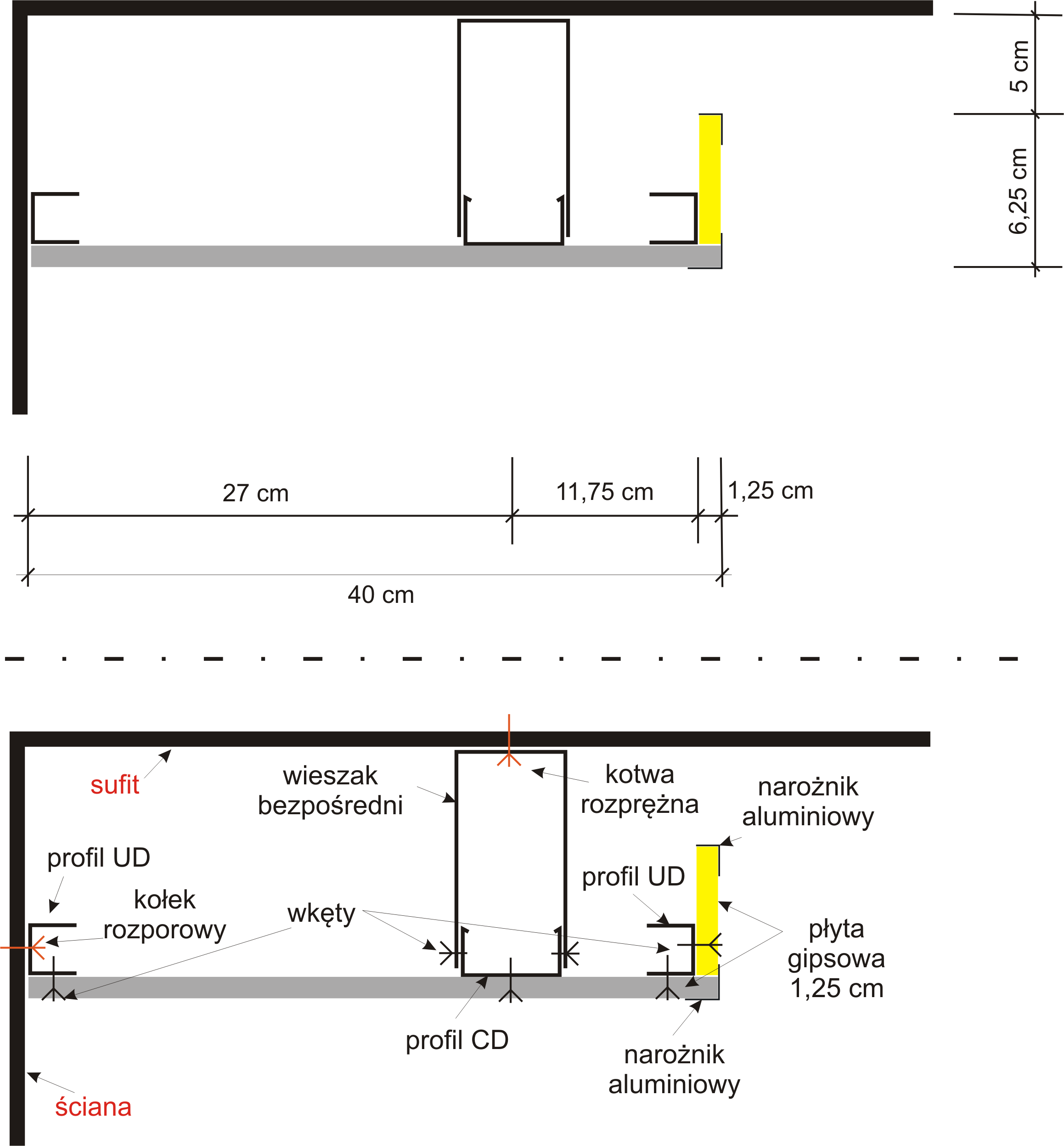 потолочный короб с подсветкой своими руками
